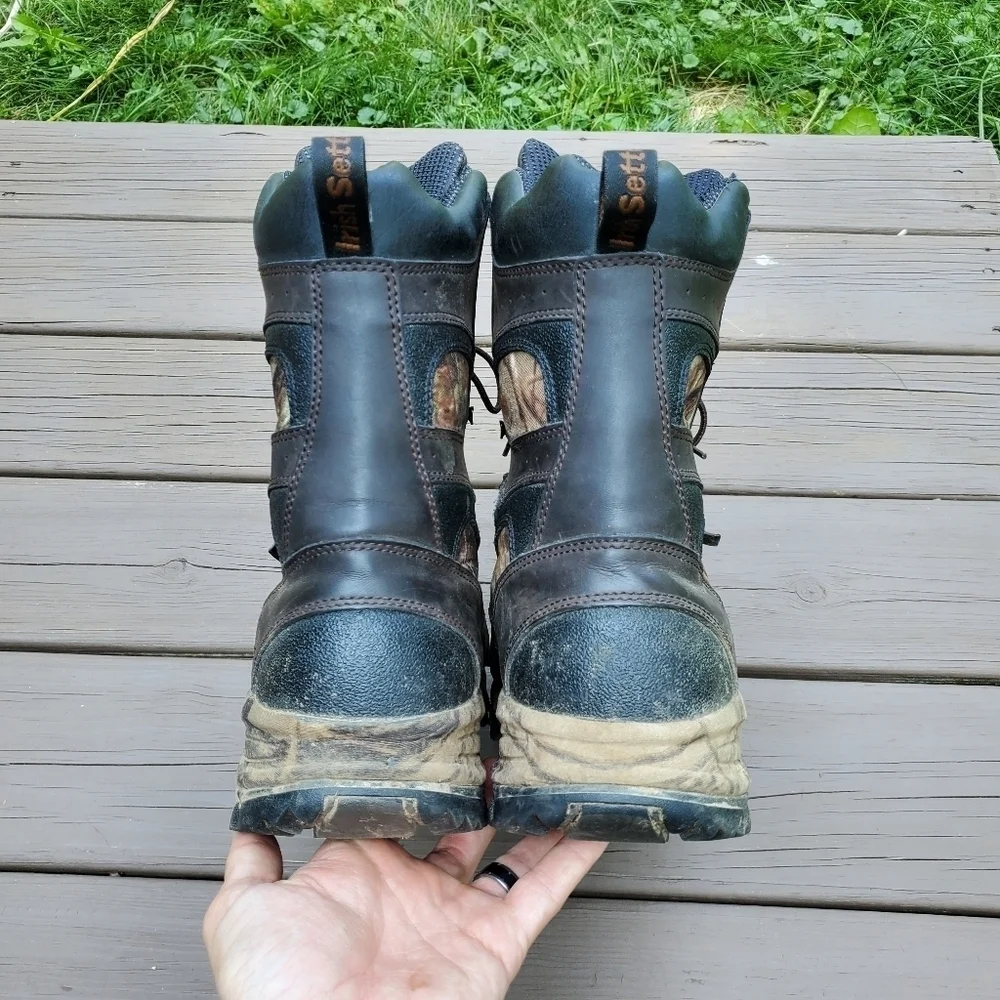 Irish‎ Setter Red Wing Ridge Topper 9” Boots Waterproof Mossy Oak Brown Men's 12